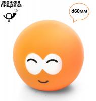 Игрушка для собак "Мяч-мордашка", d60мм