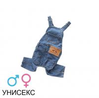Джинсовый комбинезон для собак