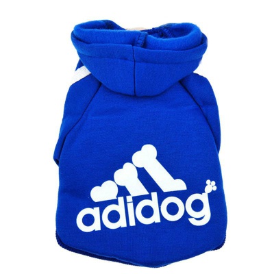 Толстовка для собак "adidog" синяя 