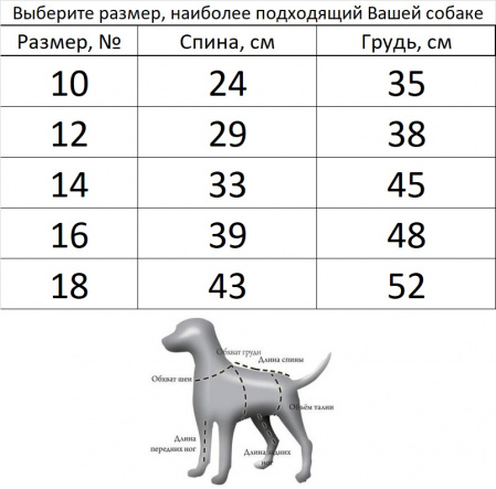Одежда для собак. Комбинезон "Мультяшка"