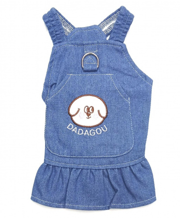 Джинсовое платье для собак "Dadagou"