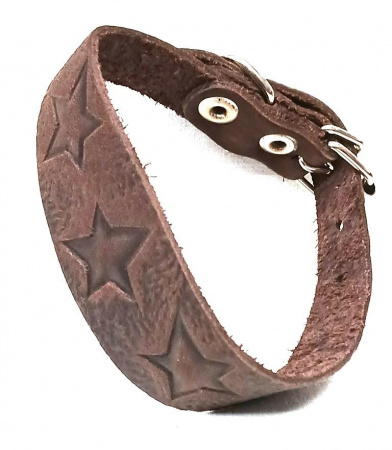 Ошейник "Такса" с с тиснением 30см.