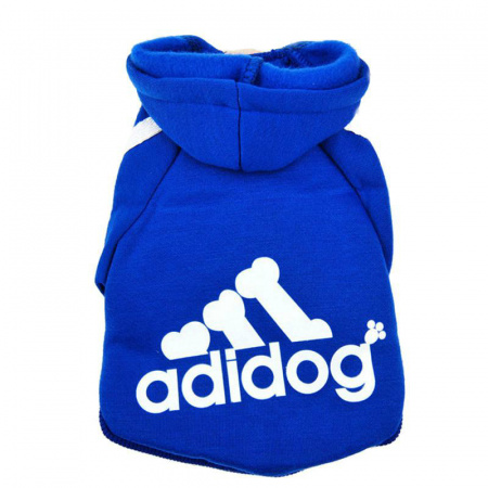 Толстовка для собак "adidog" синяя 