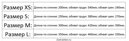 Майка для собак "Вояж"